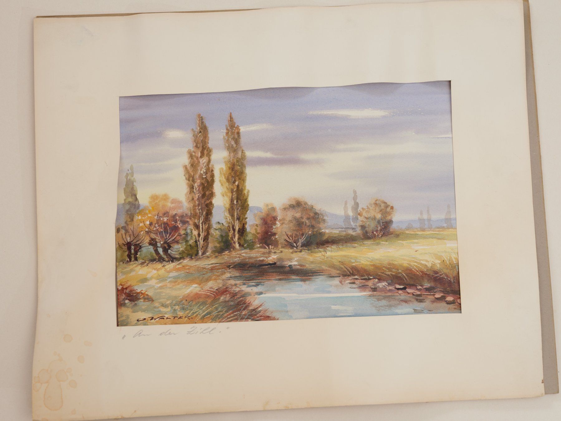 Gemälde: O. Walter - 4 Aquarelle (enbloc) – Gebraucht aus Zürich von 000rk 4