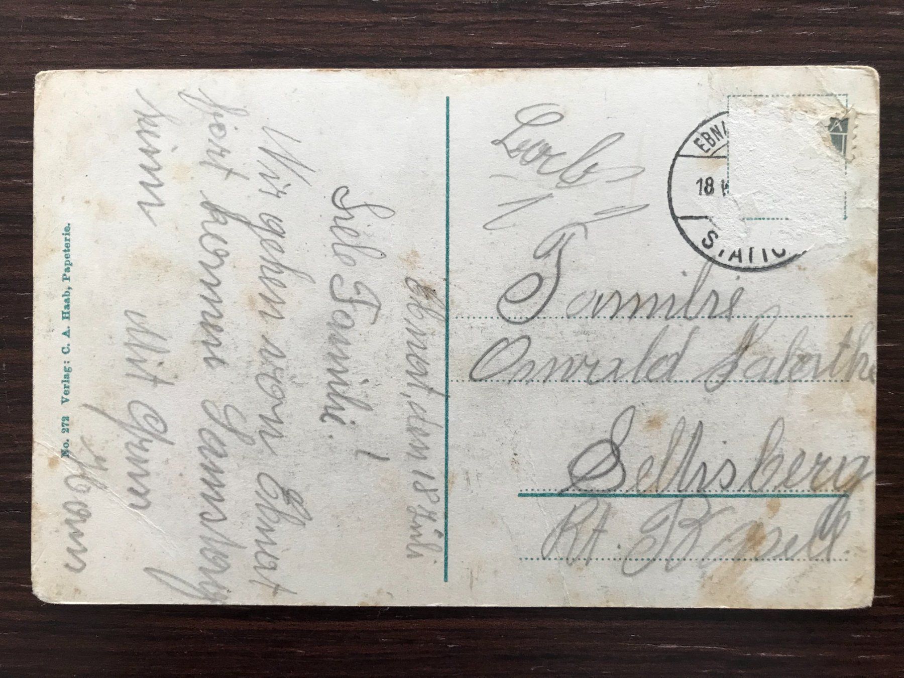 Cartoline postali: Ebnat-Kappel ORTSANSICHT – Usato da Wald ZH venduto da TLILEF 1