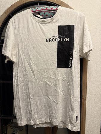 T-Shirt Aeropostale Brooklyn New York Weiss Grösse M