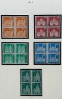LOT 4 ER BLOCKS BRIEFMARKEN SCHWEIZ NEU 1960