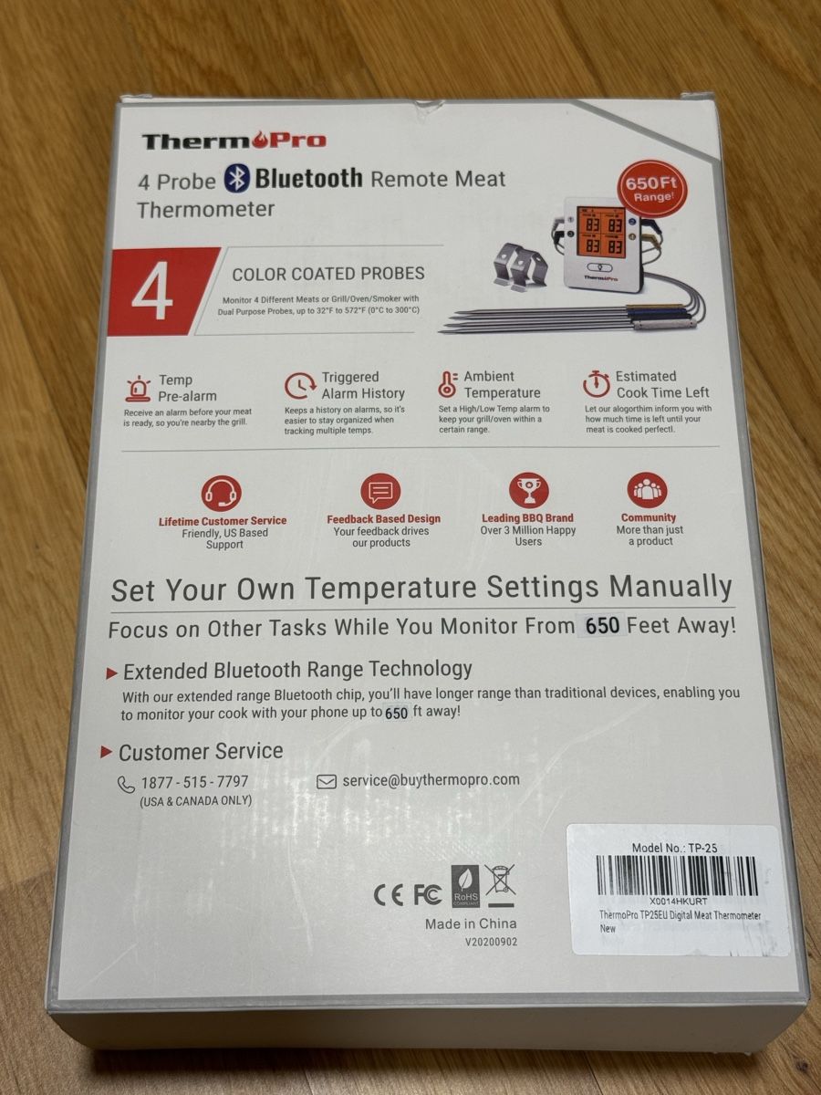 Altro per la casa: Thermopro Fleischthermometer - mit Bluetooth (OVP) – Nuovo e nell'imballaggio originale da Zürich venduto da wtpooh 2