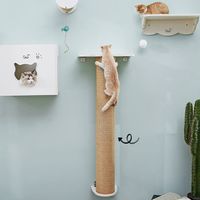 CatS Design Katzen Kletterwand Wandbett Wandkratzsäule F5 XL