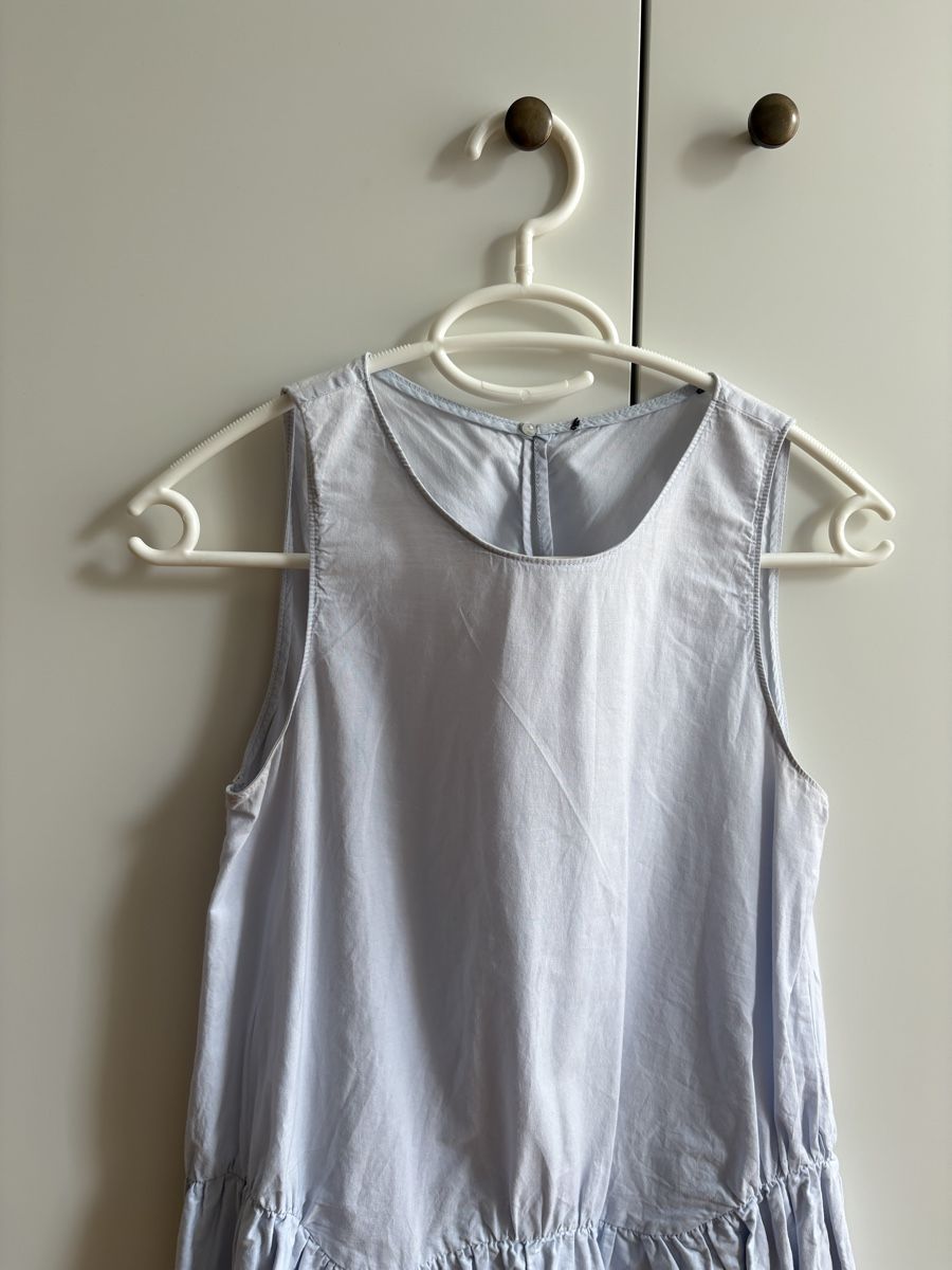 Zara Blusen: Zara Peplum Top, Grösse S, hellblau – Gebraucht aus Zürich von Sera.13 1