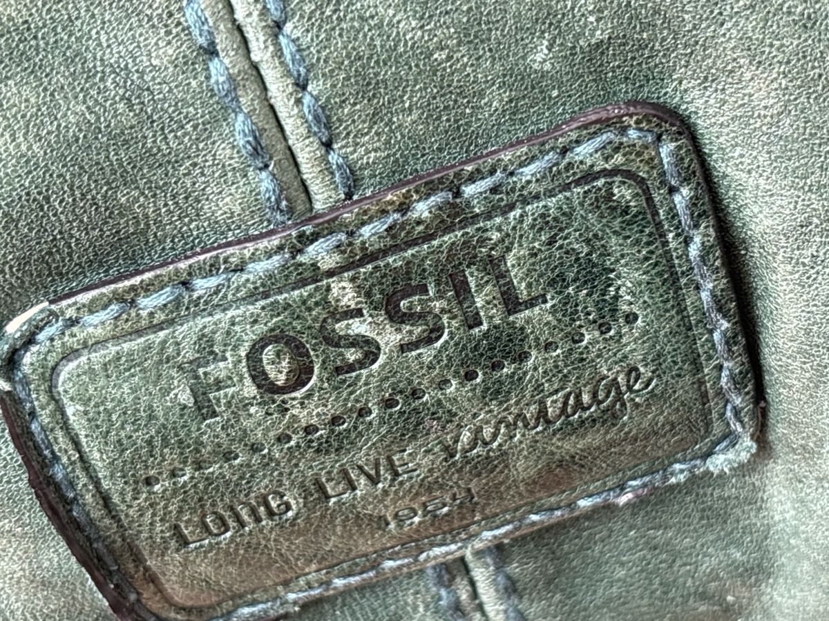 Fossil Borse da donna: Fossil Leder grün – Usato da langenthal venduto da rundholz7 4