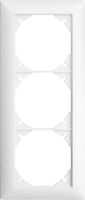 Abdeckrahmen EDIZIOdue 1×3 weiss, Feller