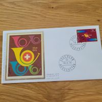 FDC mit Seidenbild 1974 Bern