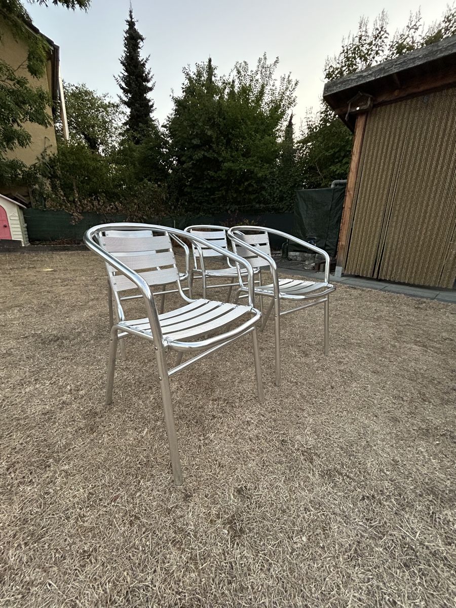 Sedie: Aluminiumstühle – Usato da Münchenstein venduto da paro07