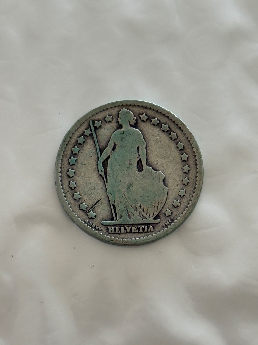Alle Münzen: 1 Franken 1898  Silber, Rar – Gebraucht aus Wallisellen von SWISS_SILVER1 1