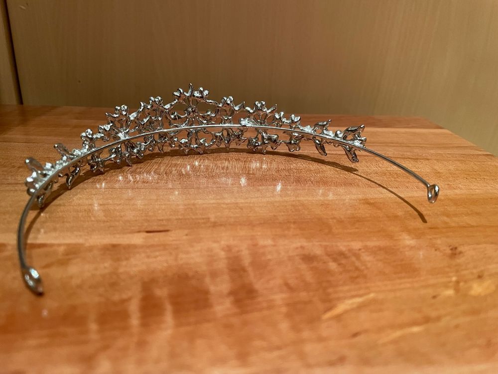 Silber Diadem Herren Krone Mit Zirkonia – Mittelalterlicher Haarschmuck Für Hochzeit & Cosplay
