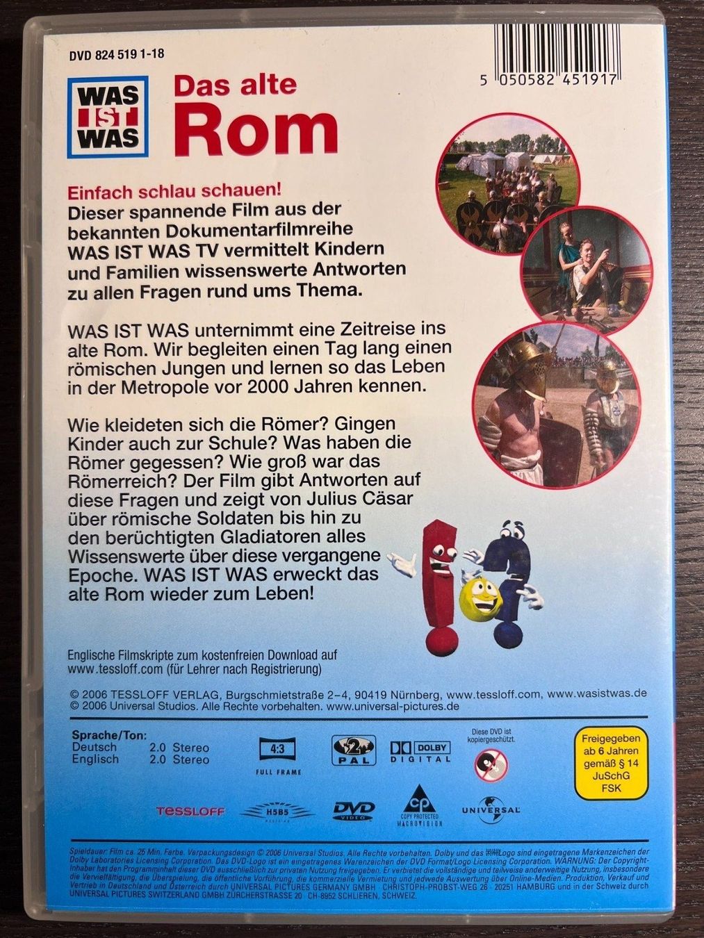Tutti i DVDs: Was ist Was - Das alte Rom – Usato da Zürich venduto da FilmFreunde 1