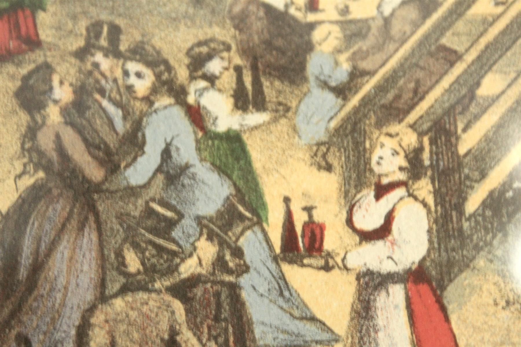 Incisioni: KORNHAUSKELLER BERN (Schweiz, 19. Jh.) – Usato da Bern venduto da Vintageprints 9