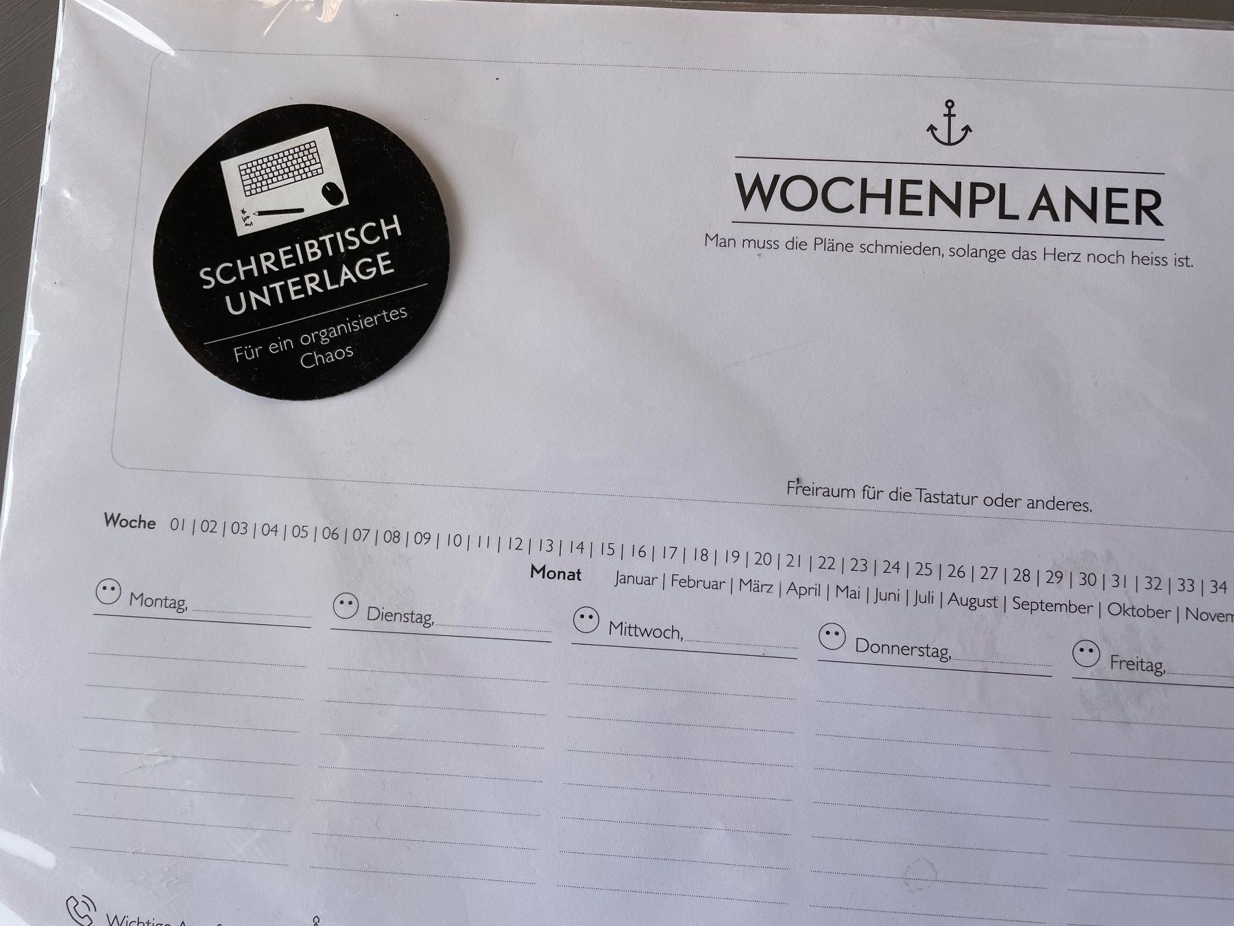 Calendriers: Wochenplaner für Pult – Neuf avec emballage d'origine à Meilen par Sura18 2