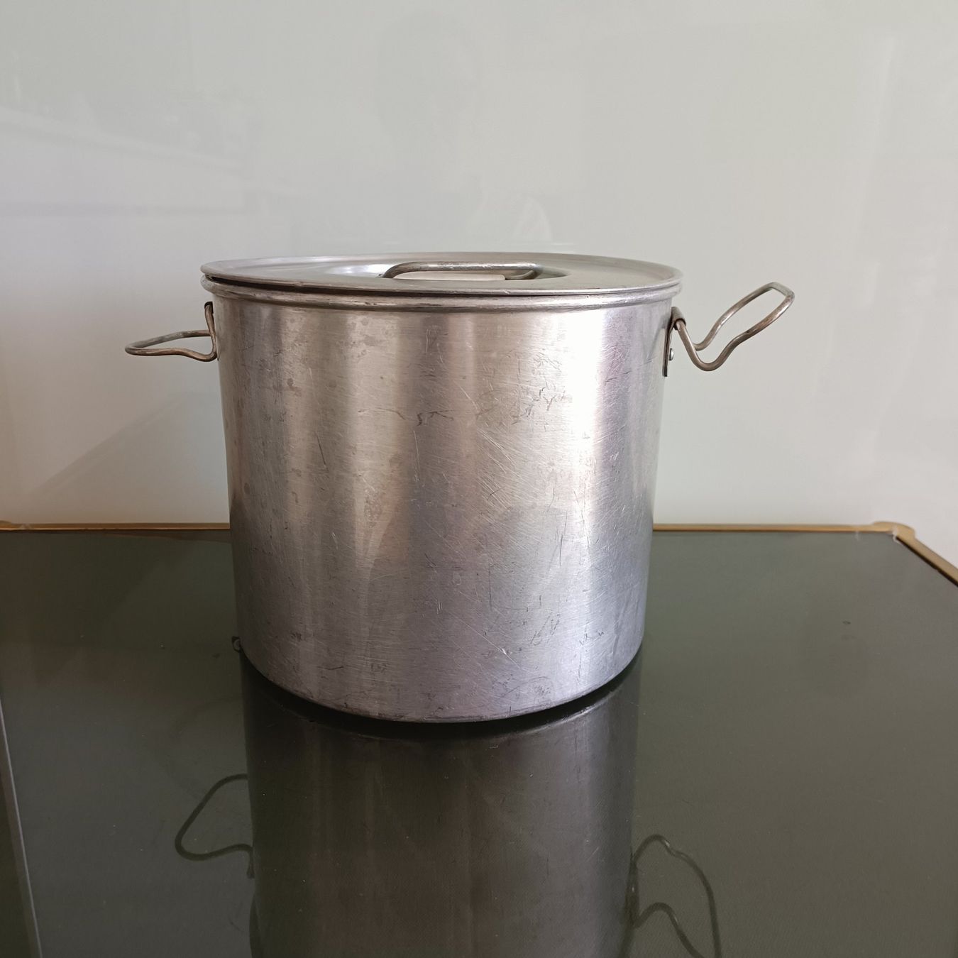 Pentole: Grosser Alutopf mit Deckel Vintage Einmachtopf – Usato da Birr venduto da dem_9xtm 2