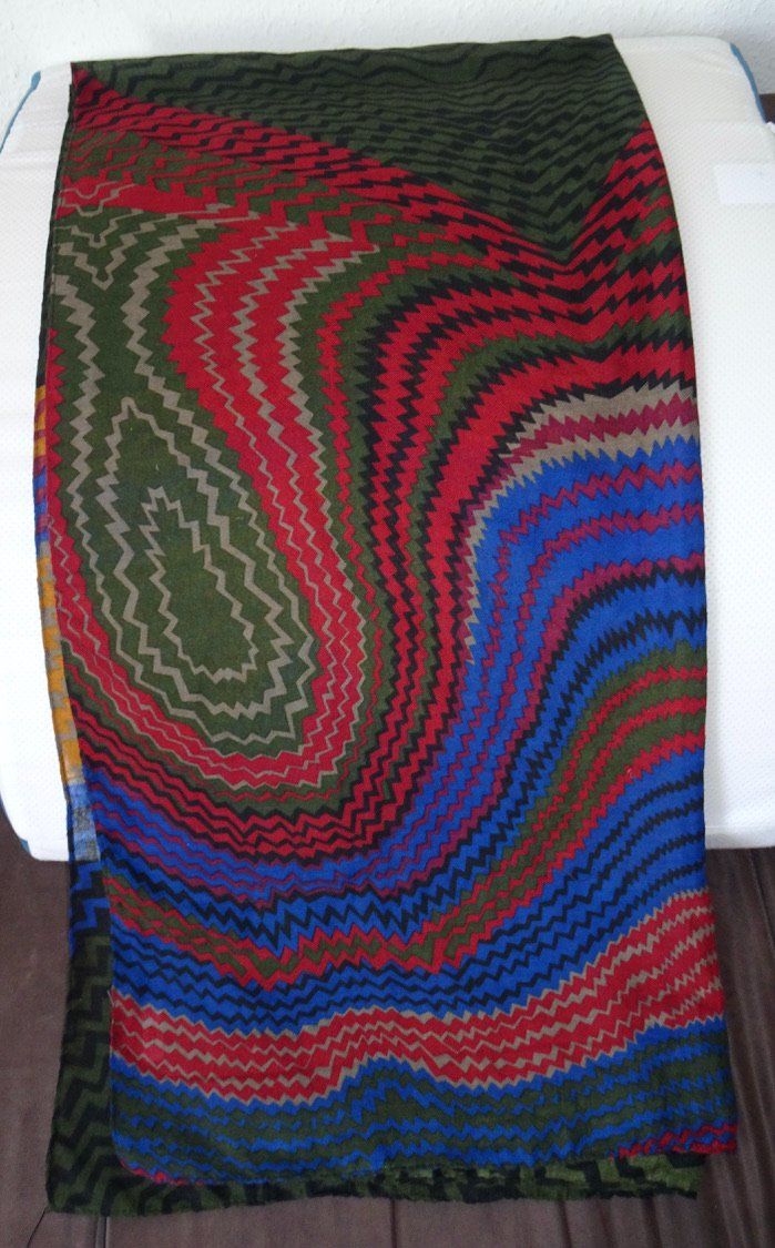 Foulard & Sciarpe: Écharpe multicolore style bohème – Usato da Châtelaine venduto da Gio54321 3