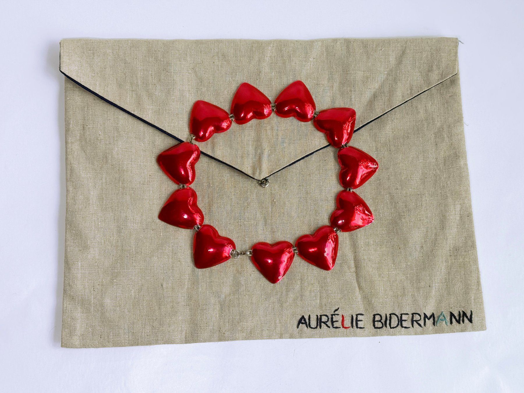 Catenine: AURELIE BIDERMANN*Kette mit Herzen***** – Nuovo (secondo la descrizione) da Dübendorf venduto da Orchid18 3