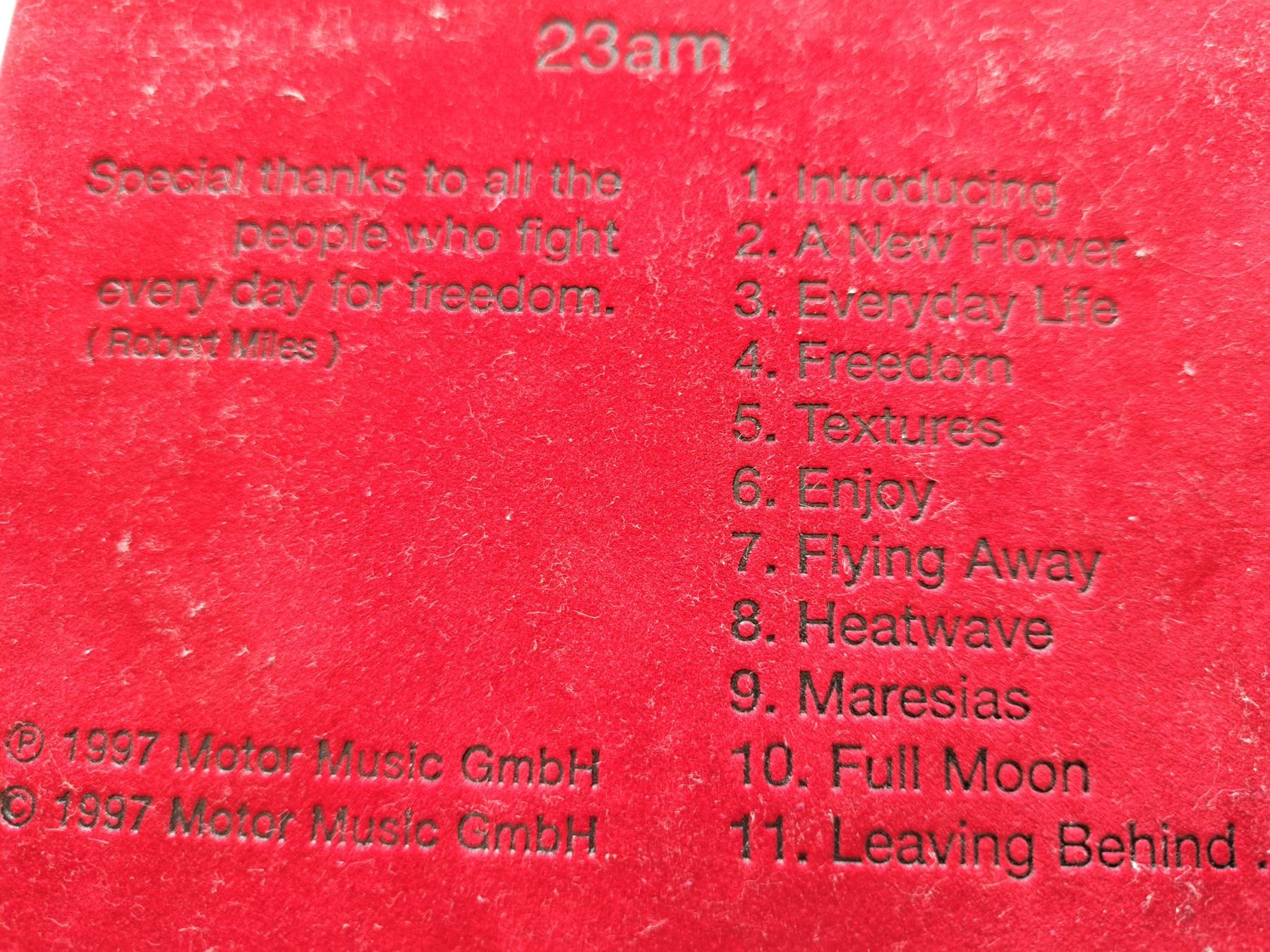 CD: Cd Robert MIles - 23 am - Limited winter edition – Usato da Pully venduto da bro_n52j 3
