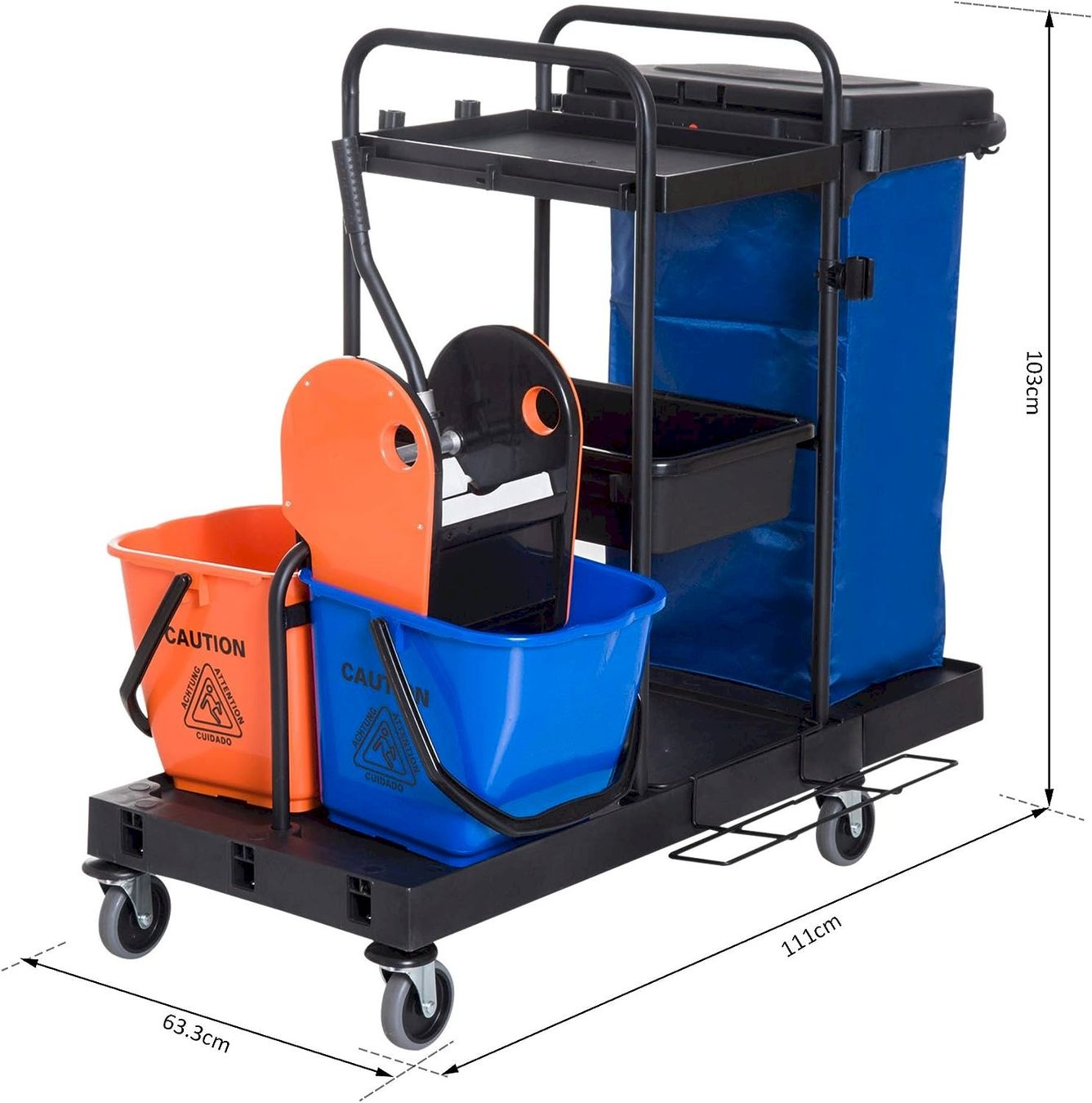 Toutes les machines: HOMCOM Putzwagen – Neuf avec emballage d'origine à Bottighofen par zaap 2