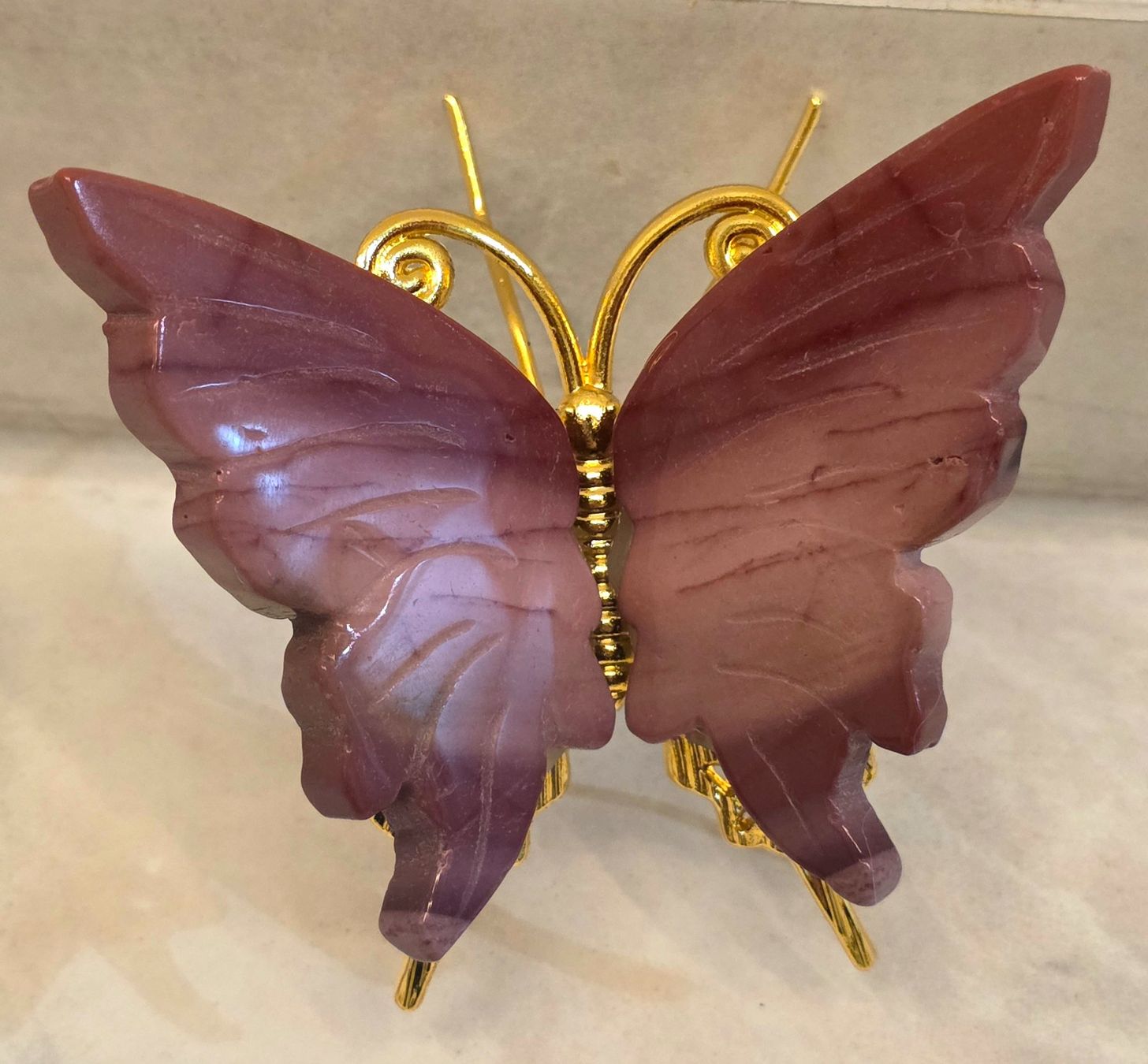 Minerali & Pietre curative: Mookaite Schmetterling – Nuovo e nell'imballaggio originale da Matzingen venduto da Shay_Crystalz