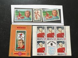 Moore Bobby Fussball Antigua + 1994 Block ** (A1251)