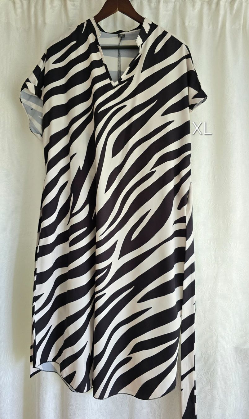 Vestiti: Sommerkleid mit Zebramuster, Grösse XL – Usato da Meggen venduto da everydaysale 1