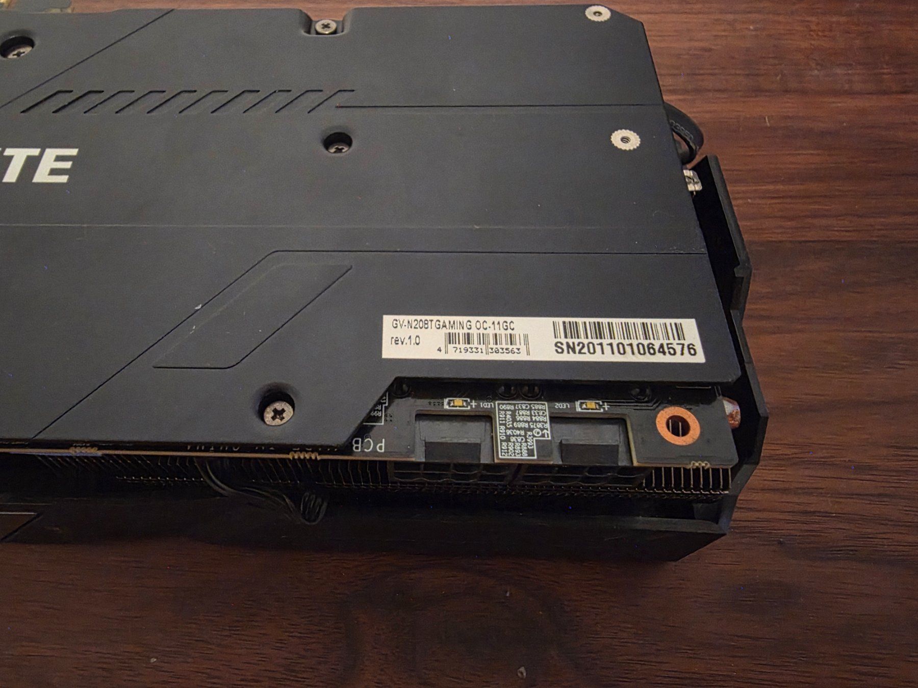 Gigabyte Schede grafiche: GIGABYTE RTX 2080 Ti GAMING OC 11G – Usato da Döttingen venduto da it_fan_95 2