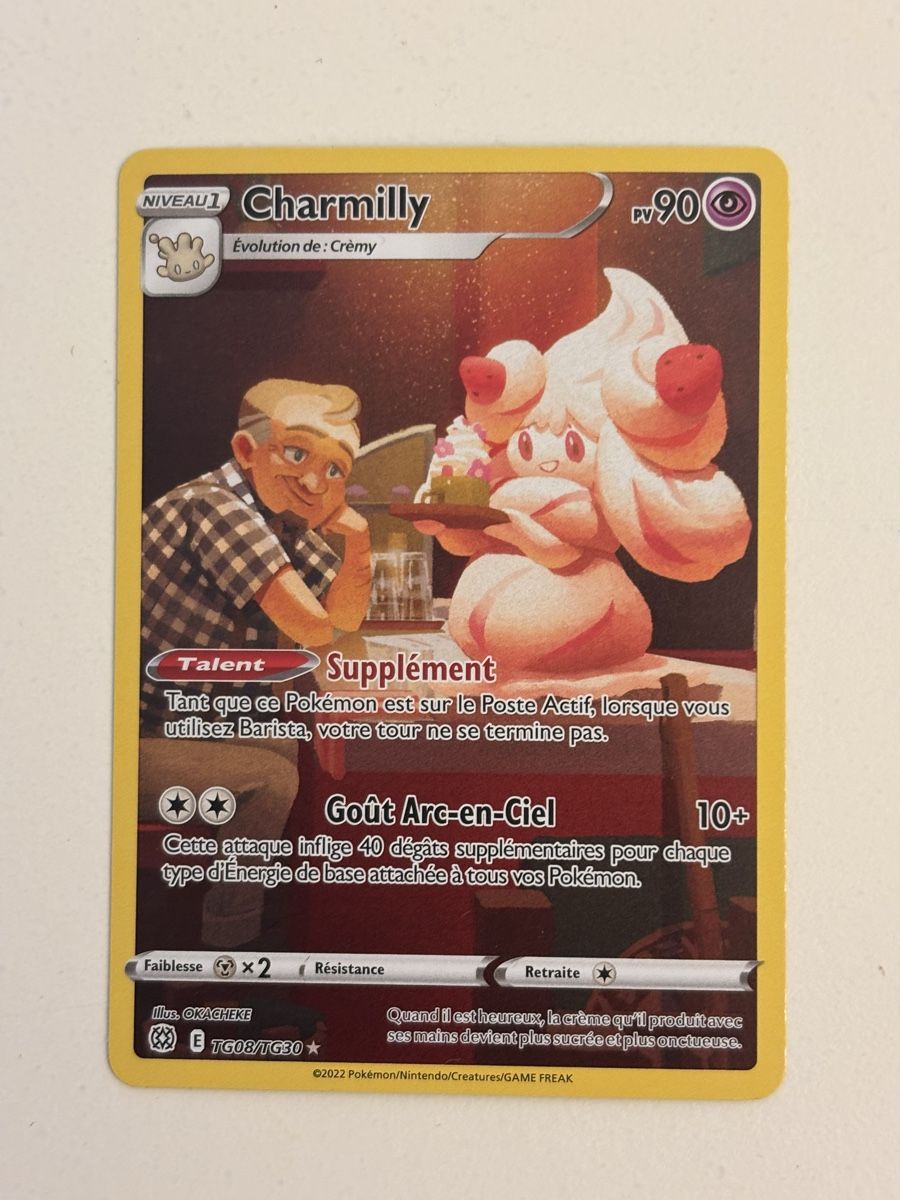 Pokémon Carte collezionabili: Carte Pokémon CHARMILLY TG08 fr – Nuovo (secondo la descrizione) da lausanne venduto da helderj