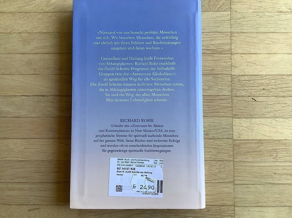 Libri: Zwölf Schritte der Heilung. Richard Rohr – Usato da Männedorf venduto da clemenco 1