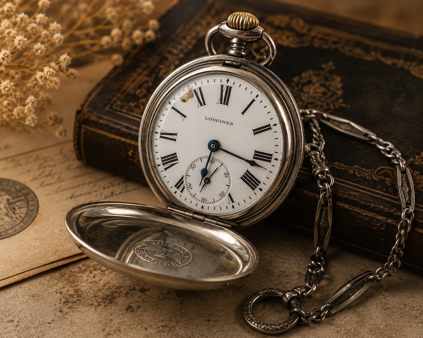 Longines Uhren: Orologio da tasca Longines argento – Gebraucht aus Magliaso von FayelePremium 1