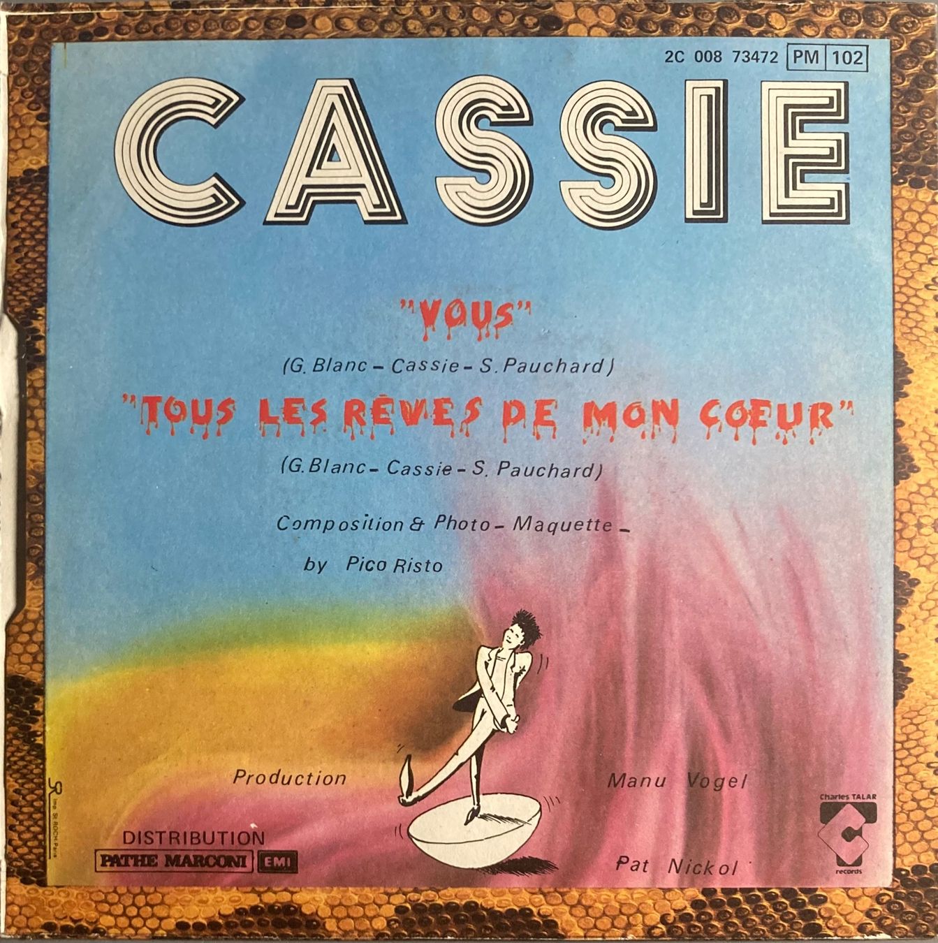 Dischi in vinile: CASSIE - VOUS – Usato da Poliez-Pittet venduto da Newtown-Records 1