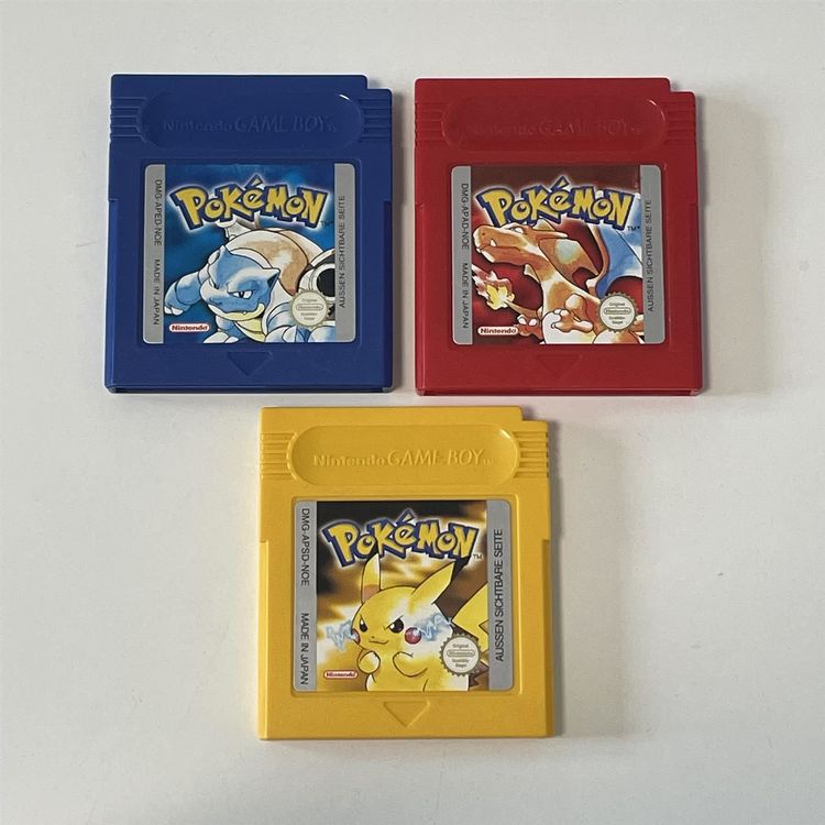 Gameboy Pokemon gelb, rot und blau edit. (Gebraucht) in Mollis für CHF ...
