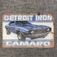 Camaro Schild Metal Art