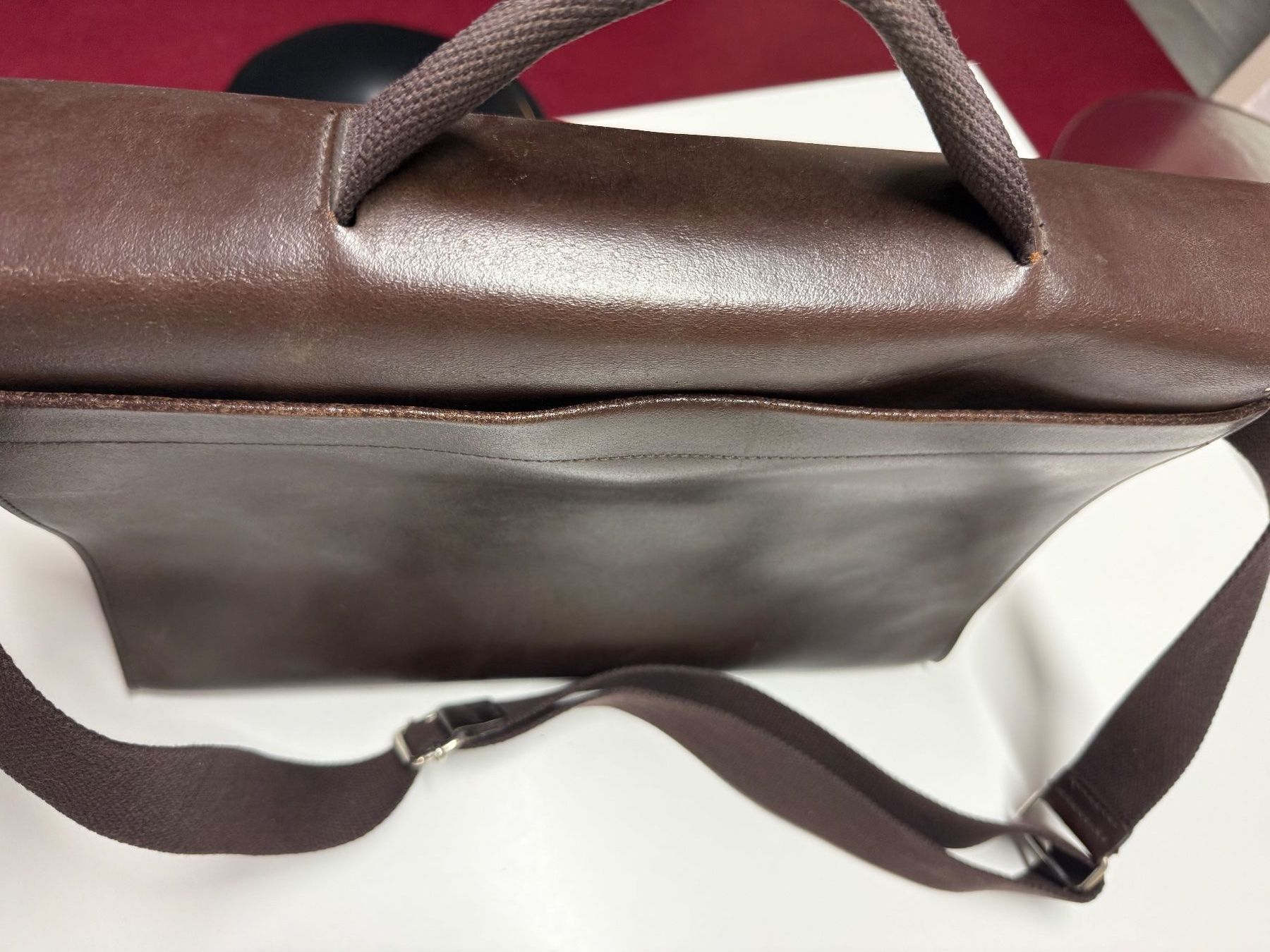 Navyboot Valigie & Borse: Navyboot Aktenmappe Leder, braun – Usato da Spreitenbach venduto da Jesset 3
