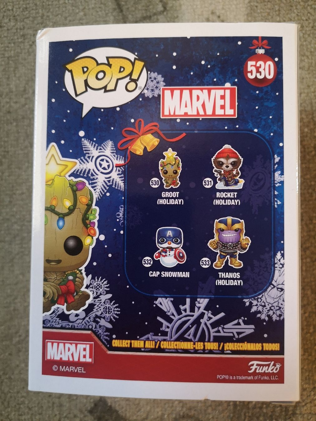 Funko Statuette: Funko Pop Groot Holiday Marvel 530 - Édition Noël! – Nuovo e nell'imballaggio originale da Bussigny venduto da Roro1997 2