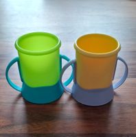 2 Tupperware Trinkbecher mit Henkel für Kinder,