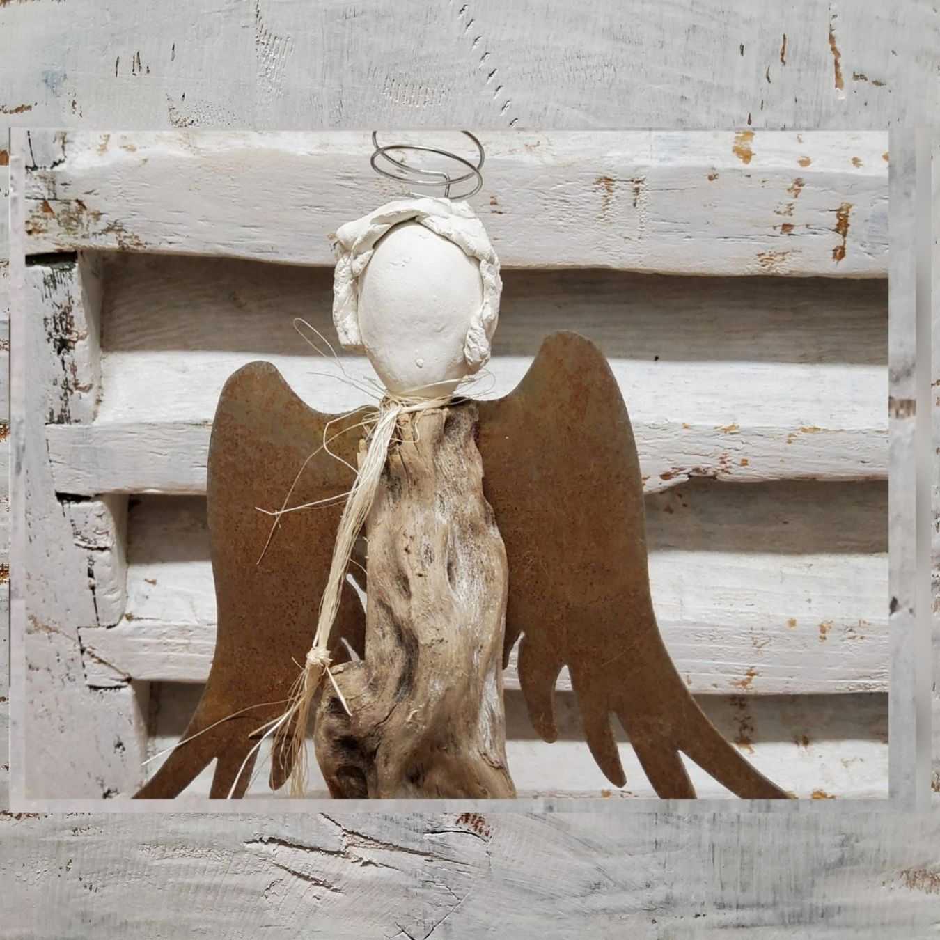 Tutte le decorazioni: Schwemmholz-Engel "Handmade with Love" – Usato da Naters venduto da 3904Naters 2