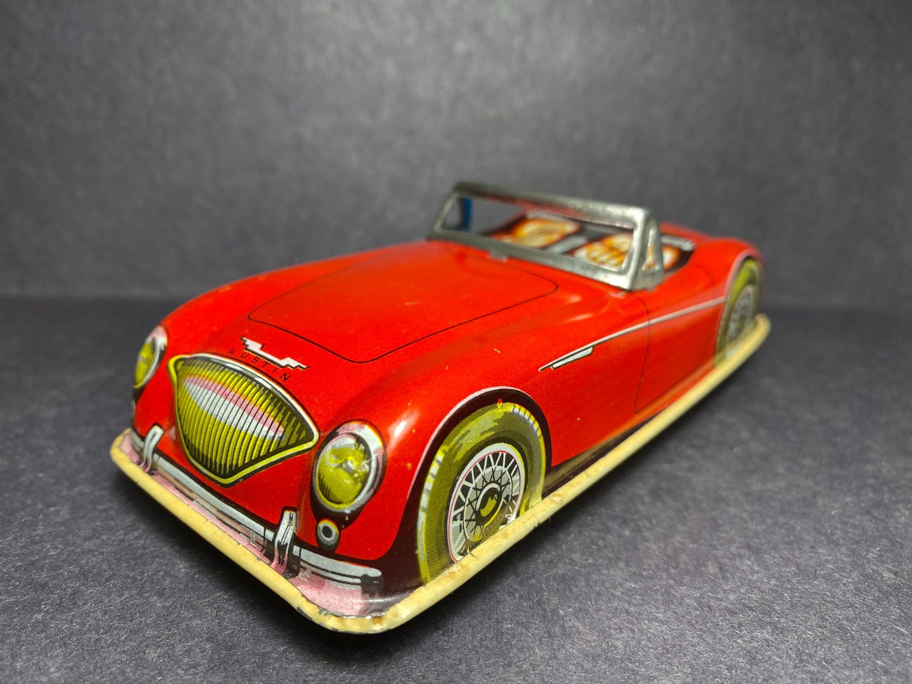 Giocattoli: Vintage Blechauto Austin Healey Oldtimer Spielzeugauto 13 cm – Usato da Spiez venduto da Mlandcruiser 1