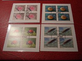 Satz Spezielle Anlässe, 2015, FDC + Lose 4erblock ET-o