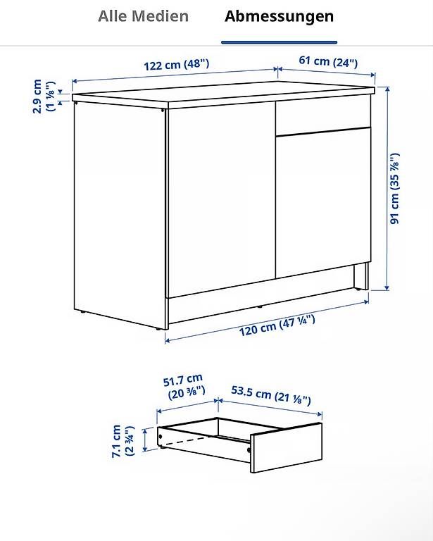 Schränke: Ikea Knoxhult Unterschrank/Möbel – Gebraucht aus Wetzikon ZH von _niina_h 2