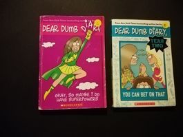 Livres "Dear Dumb Diary", lot de 2. In English