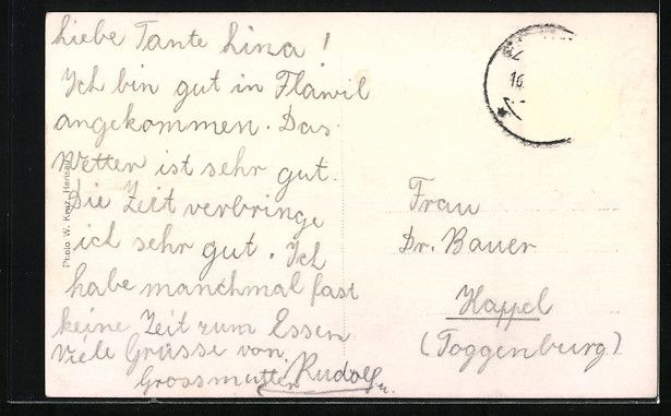 Cartoline postali: AK Flawil, Totalansicht des Ortes – Usato da Berlin venduto da bartko-reher 1