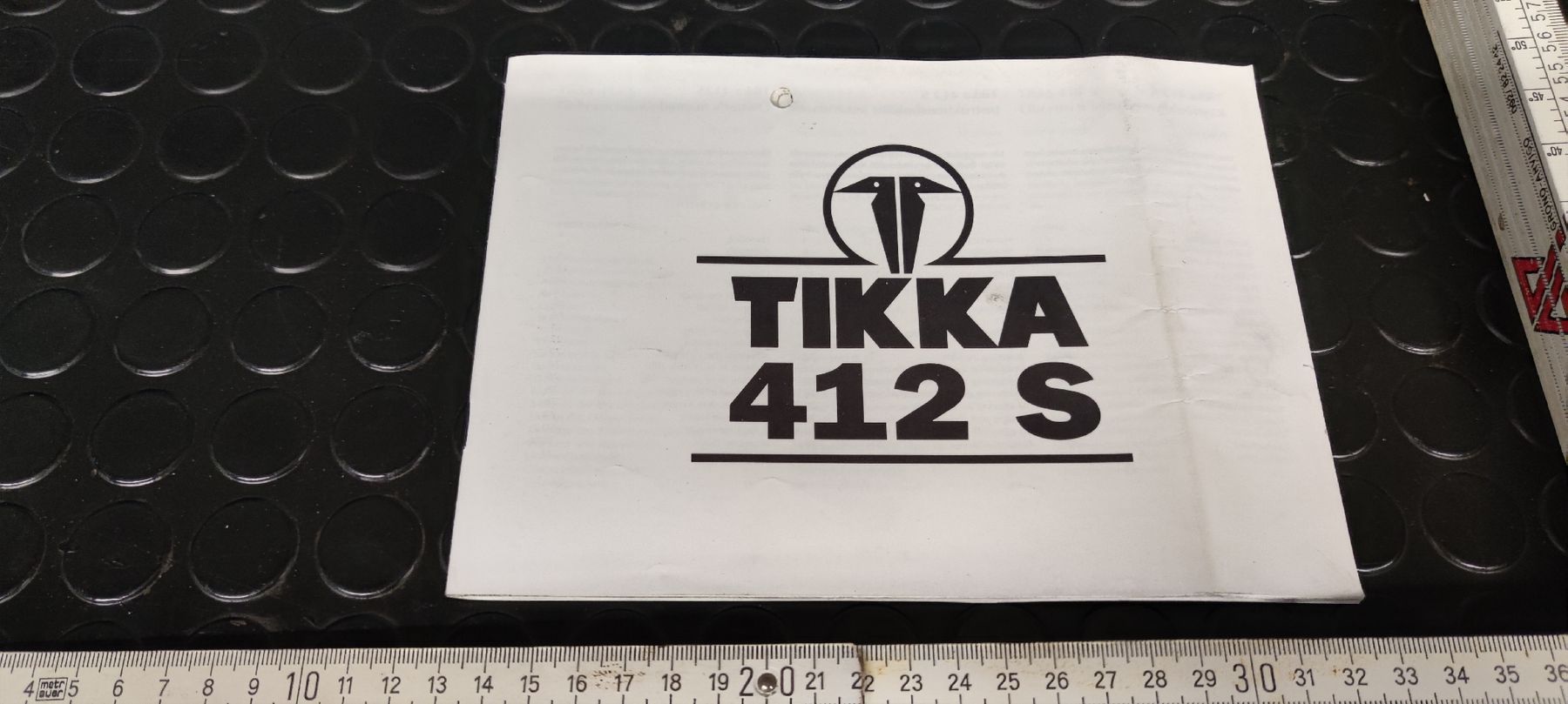 Libri: WAFFEN ANLEITUNG TIKKA 412 S – Usato da Cama venduto da anto_a