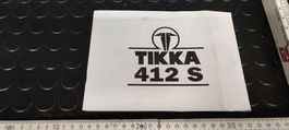 WAFFEN ANLEITUNG TIKKA 412 S