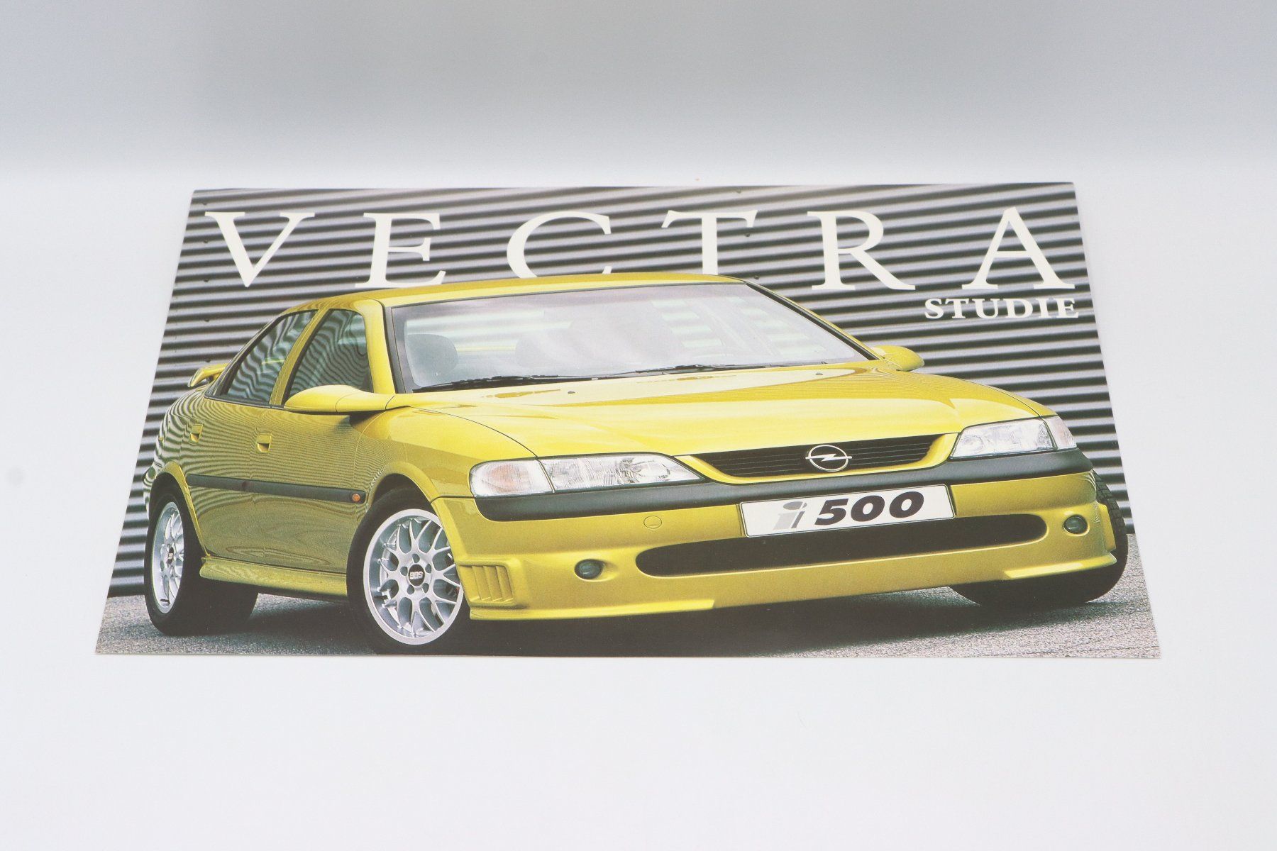 Opel Documenti: Opel Vectra i500 Studie 1997 Prospekt – Usato da Bühl b.Aarberg venduto da Collectorpassions 4