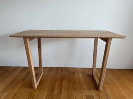 Schreibtisch, Eiche Massivholz, 120x60x75 cm, guter Zustand