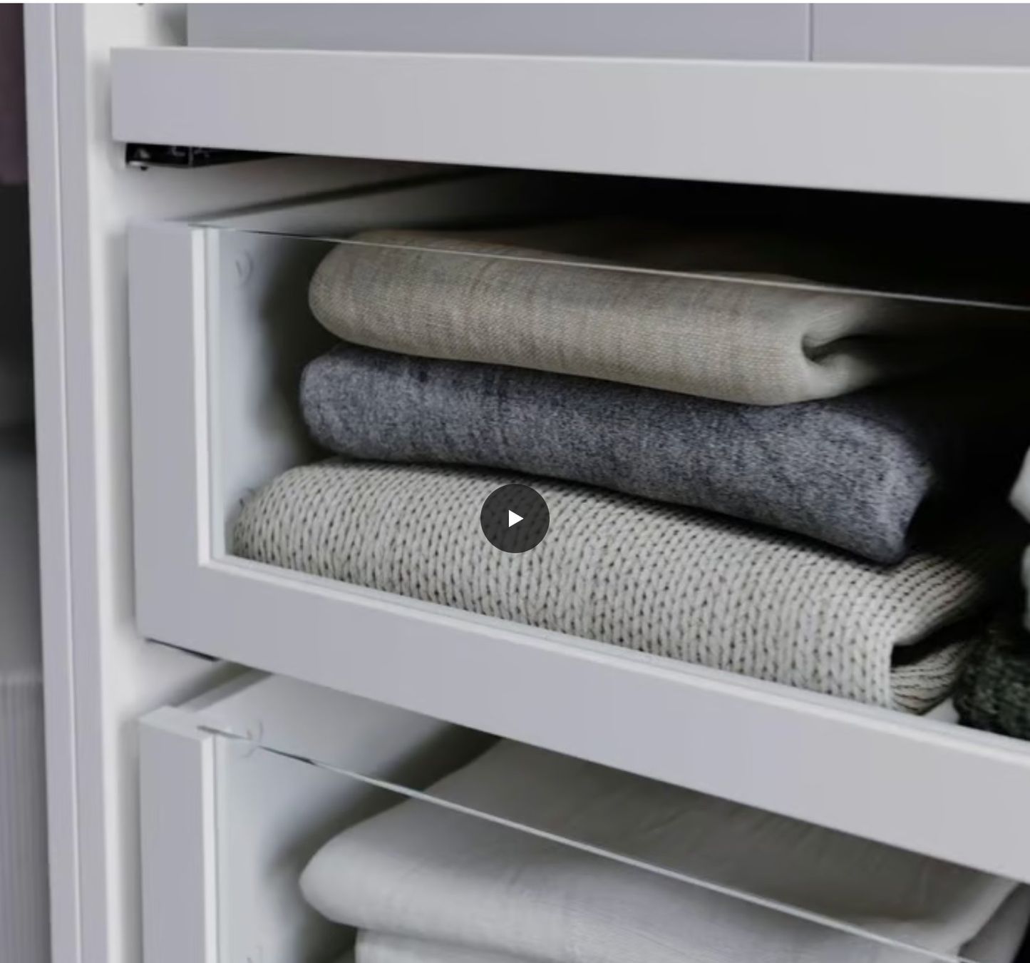 Armadi: IKEA KOMPLEMENT SCHUBLADE MIT GLASFRONT Abholung ZH oder AG – Usato da Pfäffikon ZH venduto da Swiss.Olympia 2