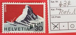 MA67) 434, Matterhorn Abart Retusche postfrisch