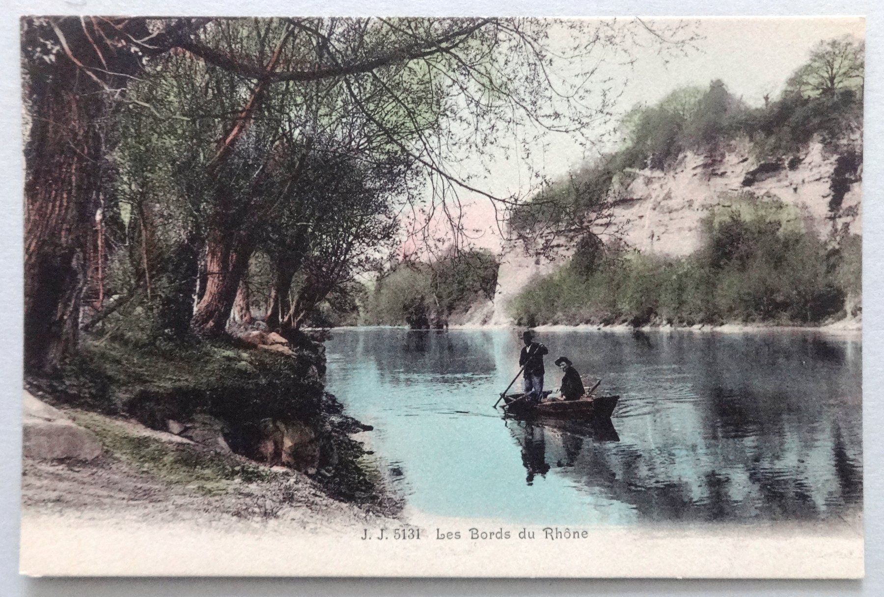 Ansichtskarten: Les Bords du Rhône – Gebraucht aus Fétigny von Billy2miny