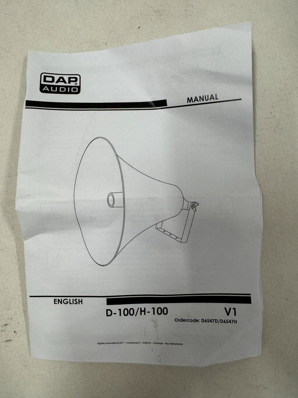 Casse acustiche: Dap-Audio D-100 100W Driver (X1197) – Nuovo e nell'imballaggio originale da Däniken SO venduto da Profog1 6