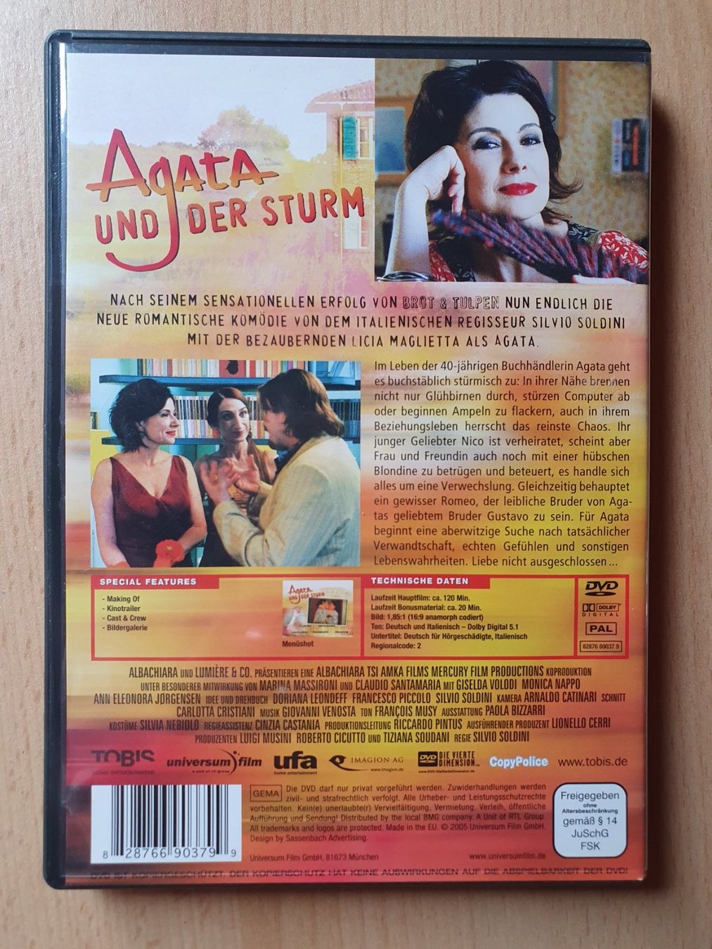 Tutti i DVDs: DVD - Agata und der Sturm – Usato da St. Margarethen TG venduto da Schachmatt 1