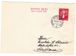Lettre de Gossau BPA A268 pour Schaffhausen le 8.VII.39